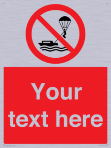 Custom No parasailing